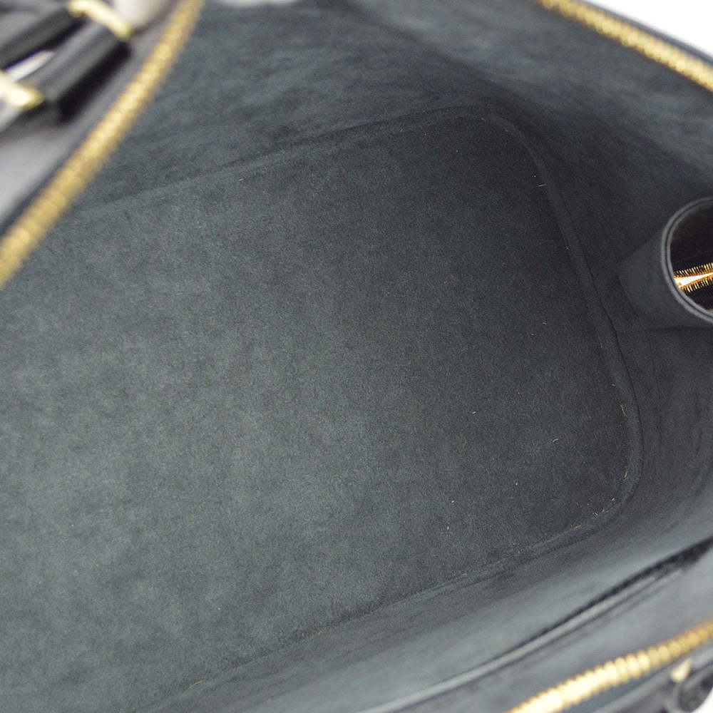 LOUIS VUITTON 1997 Black Epi Alma Handbag M52142 173143 - Picture 8 of 10